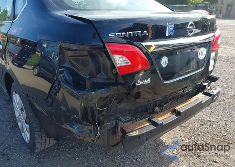 2015 Nissan Sentra Sv z USA, uszkodzony, nr VIN 3N1AB7AP1FL682940